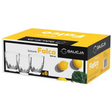 Komplet szklanek niskich FALCO 310ml 6 sztuk